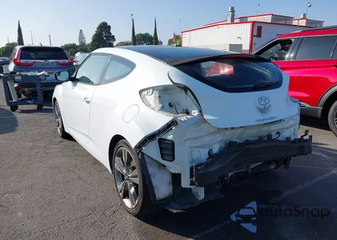 2016 Hyundai Veloster из США, поврежденный, VIN KMHTC6ADXGU292697